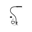 Lampa UBERLIGHT™ FLEX 3200TL - do gramofonu /myjki/ czarna/ biała - 5