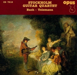 OPUS 3 CD7915 – Stockholm Guitar Quartet – Bach – Telemann