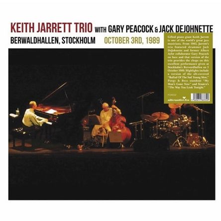 JARRETT, KEITH TRIO - Berwaldhallen, Stockholm October 3, 1989 - 2LP
