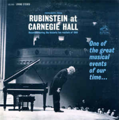 ANALOGUE PRODUCTIONS - RUBINSTEIN AT CARNEGIE HALL