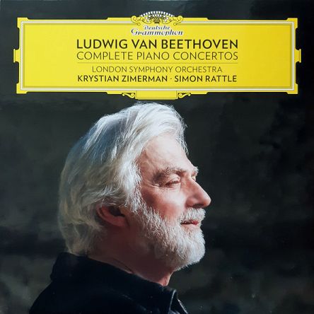Zimerman, Rattle, Beethoven, Koncerty Fortepianowe 1-5. London Symph. Orch., 5 LP, DGG