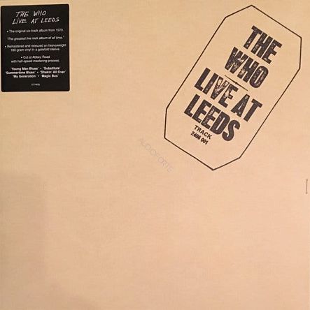 POLYDOR - THE WHO: Live At Leeds   Track 2406 001