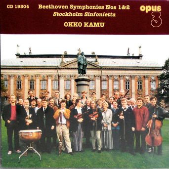 KAMU, OKKO - STOCKHOLM SINFONIETTA - BEETHOVEN SYMPHONIES NOS 1&2 CD