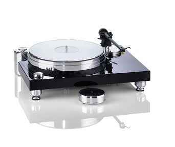 ACOUSTIC SOLID CLASSIC WOOD BLACK - gramofon analogowy