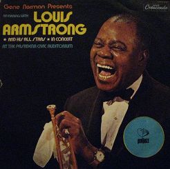 Armstrong, Louis And His All Stars  Concert At The Pasadena Civic Auditorium, 2LP, KOMIS