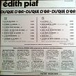 Piaf, Edith – Le Disque D'Or D'Edith Piaf, LP, KOMIS - 2