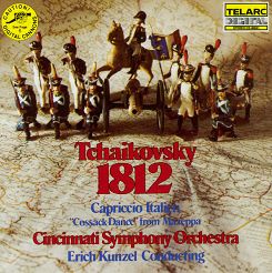 CZAJKOWSKI - 1812 OVERTURE, CAPRICCIO ITALIEN, COSSACK DANCES - Cincinnati Symphony Orchestra - CD
