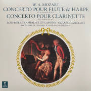 ERATO - MOZART: Concerto Pour Flute & Harpe En Do Majeur, K. 297c, Concerto Pour Clarinette En La Majeur, K. 622 - LP