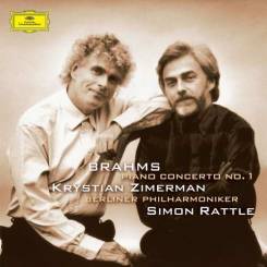 DEUTSCHE GRAMMOPHON - BRAHMS: Piano Concerto No.1, Zimerman/Rattle - LP