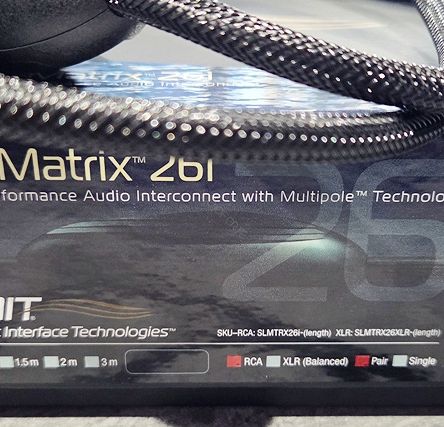 MIT SL-MATRIX 26i, interkonekt stereo RCA/RCA 1mb / KOMIS