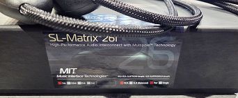 MIT SL-MATRIX 26i, interkonekt stereo RCA/RCA 1mb / KOMIS