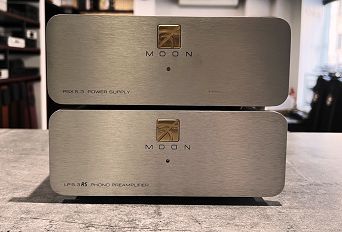 SIMAUDIO MOON LP 5.3 RS/ PSX 5.3 - przedwzmacniacz gramofonowy z zasilaczem/ KOMIS