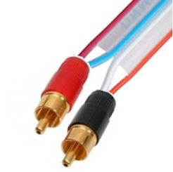 DNM Stereo Solid Core Interconnect - 0,5 m, konfekcja