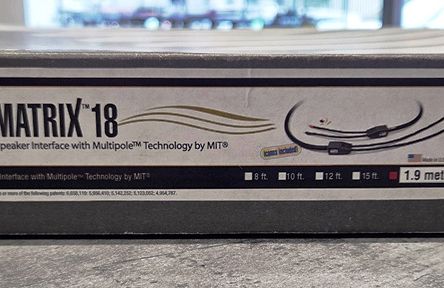 MIT MATRIX 18S/6 ft - kabel głośnikowy / 2x1,90 mb / KOMIS