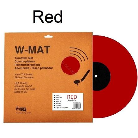WINYL - W-MAT ACRYLIC RED, mata akrylowa, czerwona (WMA-RB-295/3)