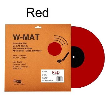 WINYL - W-MAT ACRYLIC RED, mata akrylowa, czerwona (WMA-RB-295/3)